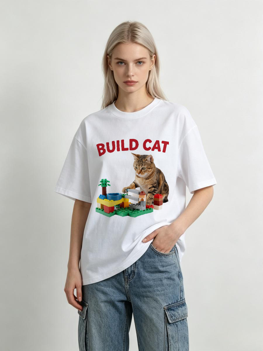 Embroidery Moisturizer - Tシャツ ペットプリント スリムフィット コントロール力のある 活発な仕事用 吸湿性