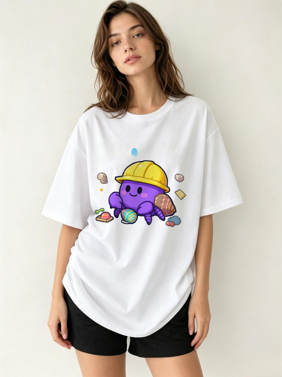 Embroidery University - Tシャツ クロップド ショート セクシー キュート 甘い