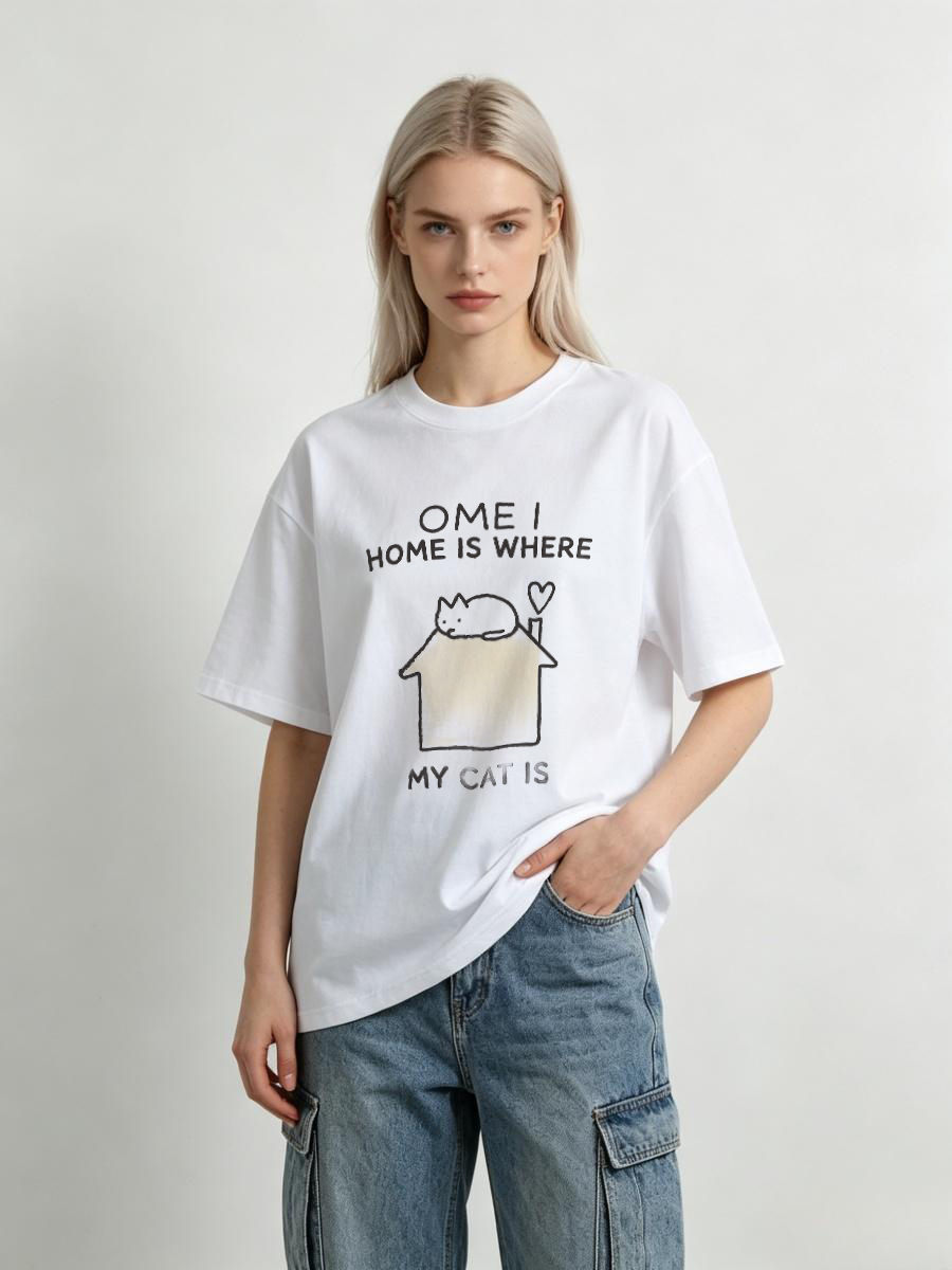 Embroidery University - ベーシックTシャツ 女性用 モダールコットン Vネック スリム スタディセッション
