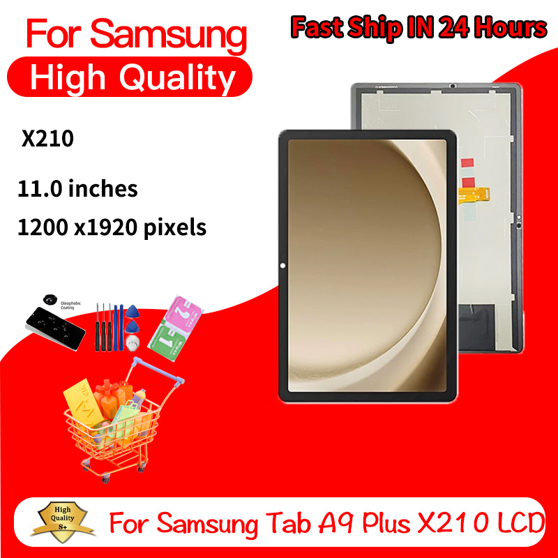 Embroidery Digitizer - 11.0インチ サムスン タブA9+SM-X210 LCDディスプレイ タッチスクリーンパネル デジタイザーアセンブリ