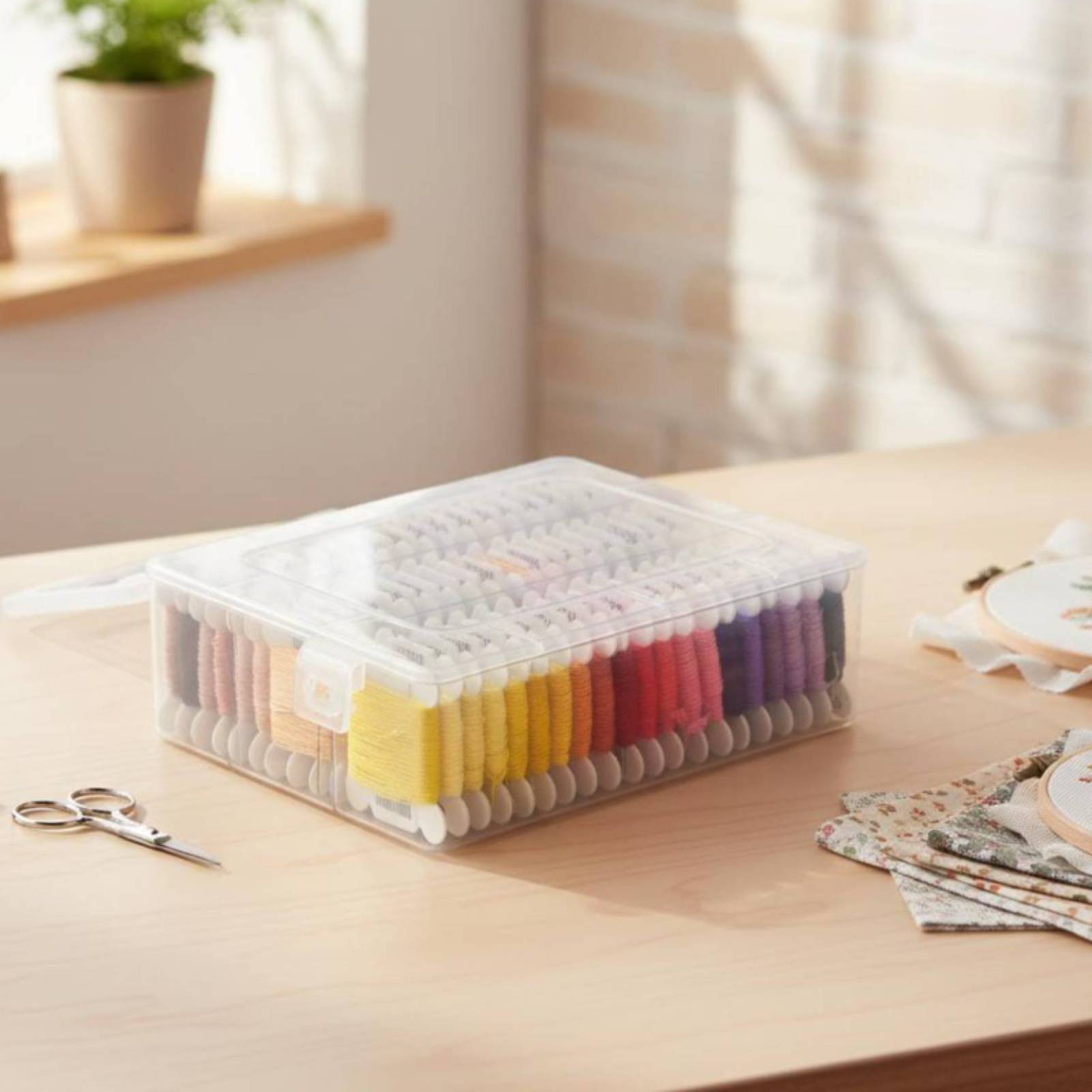 刺繍糸キット マルチカラー刺繍糸セット カラーフィラメント詰 - Embroidery Kit のレビューと価格