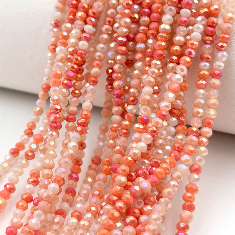 さまざまなファセットクリスタルビーズガラスビーズ2mm,ジュ - Embroidery Glass Beads のレビューと価格