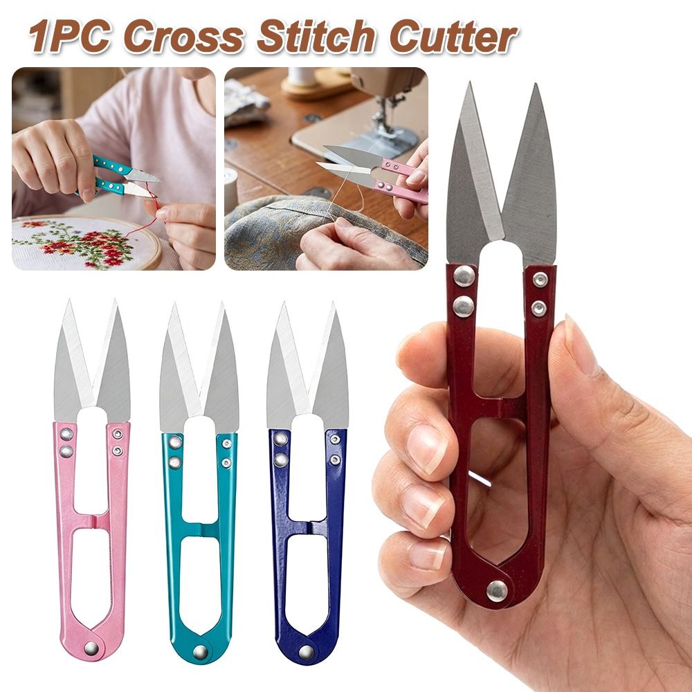 新しいU字型裁縫鋏金属剪定クロスステッチカッター小型ミシン部 - Embroidery Scissors Small のレビューと価格