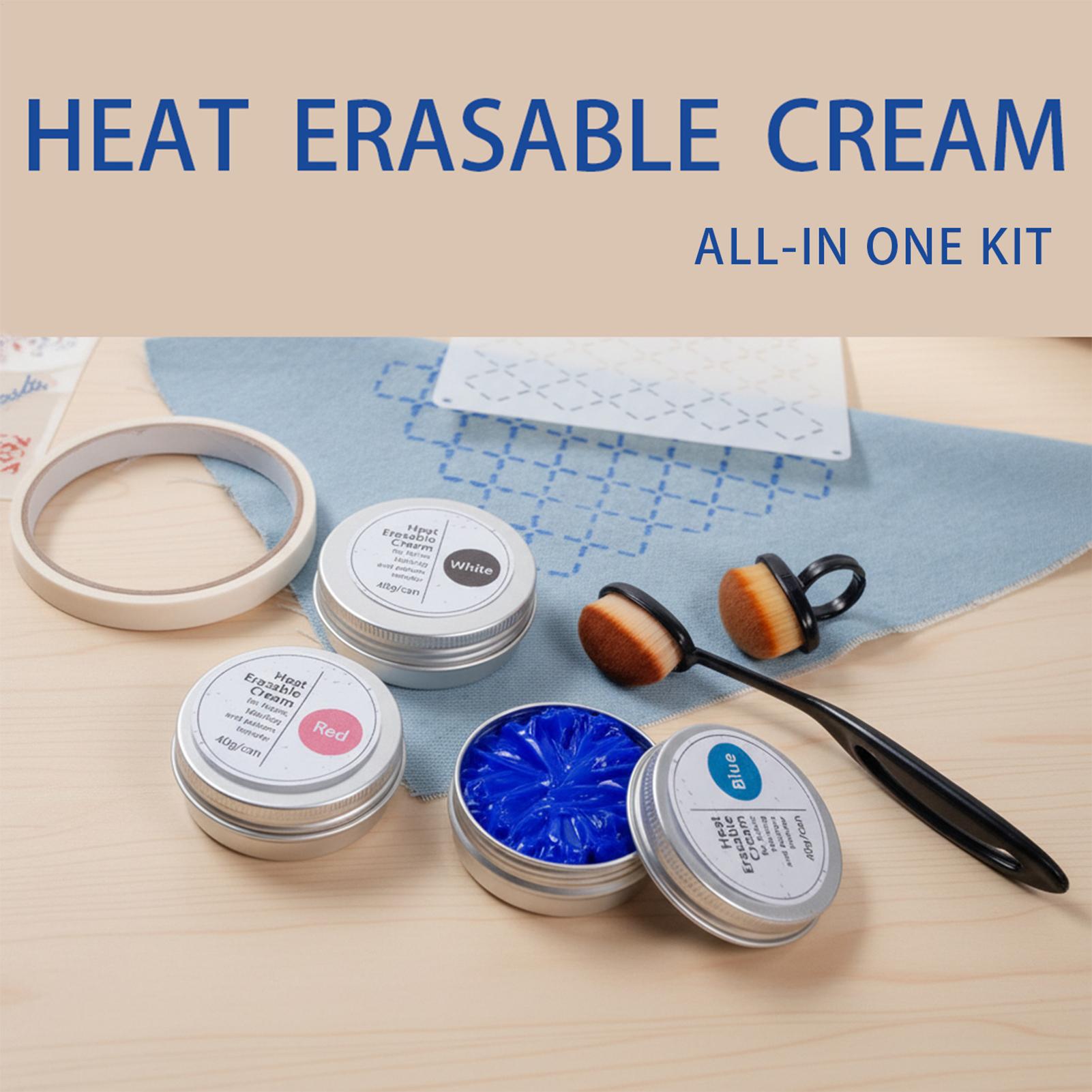 40g/缶 熱消去可能な布用クリーム アイロンオフパターン転 - Embroidery Kit のレビューと価格