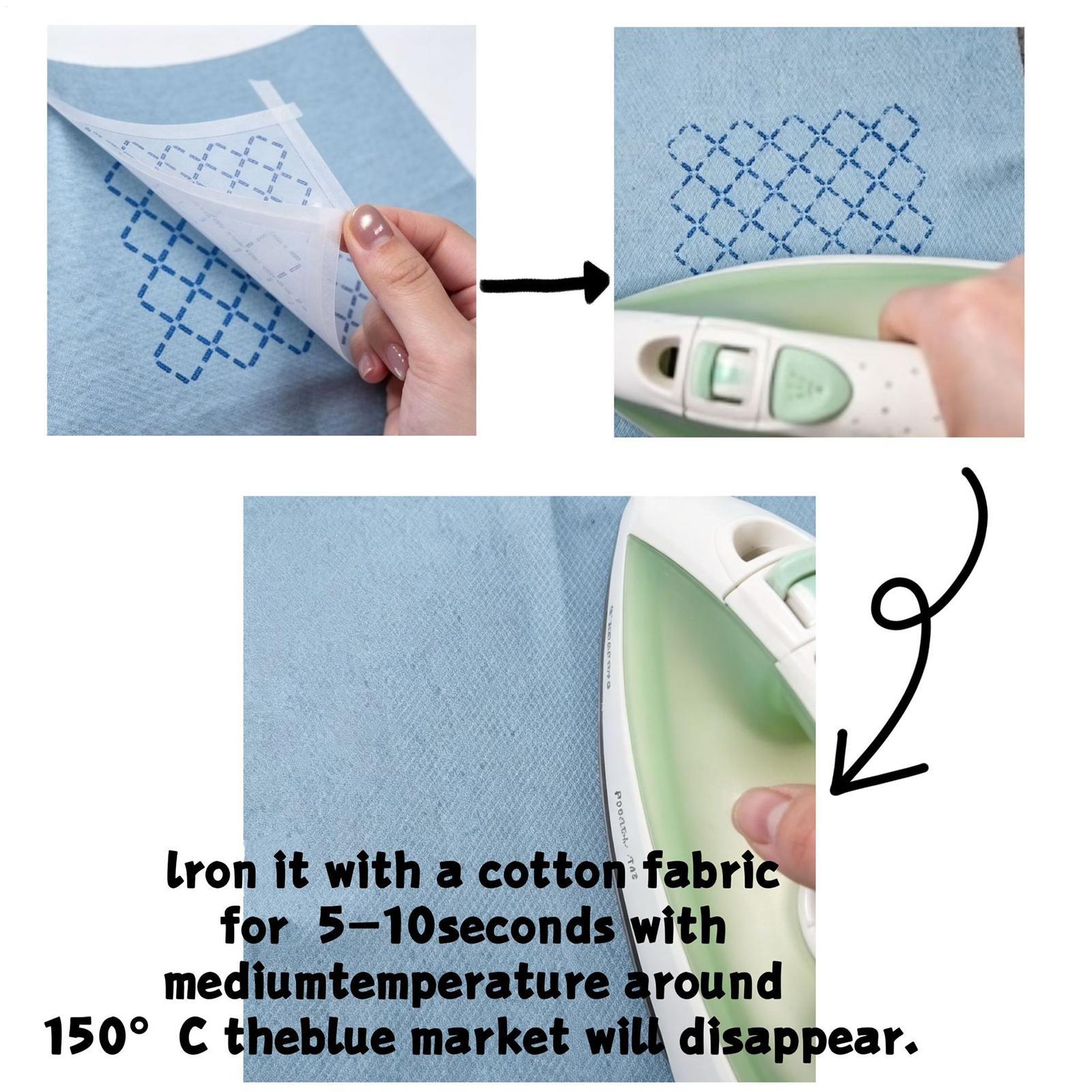 40g/缶 熱消去可能な布用クリーム アイロンオフパターン転 - Embroidery Kit のレビューと価格