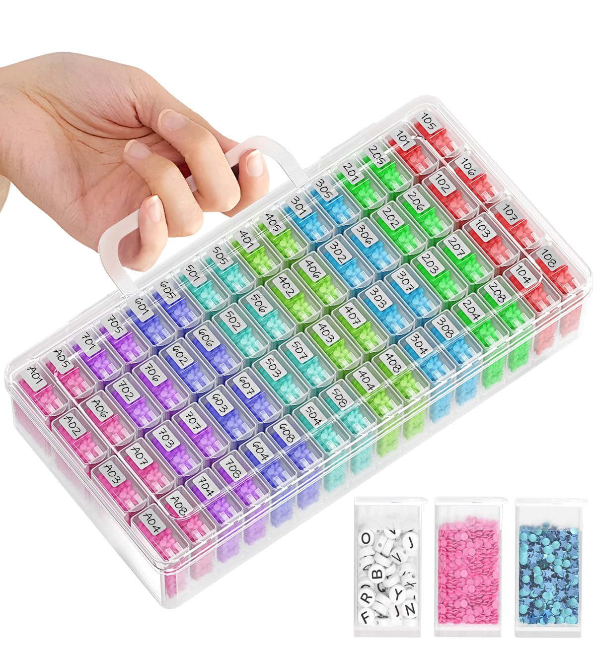5D DIY ダイヤモンドペインティングツールアクセサリー収 - Embroidery Kit Starter のレビューと価格