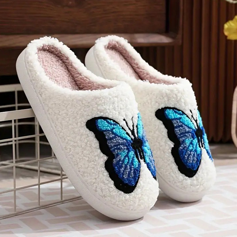 SHAJI 男女兼用ふわふわコットンスリッパ、かわいいリボン - Embroidery Fabric のレビューと価格