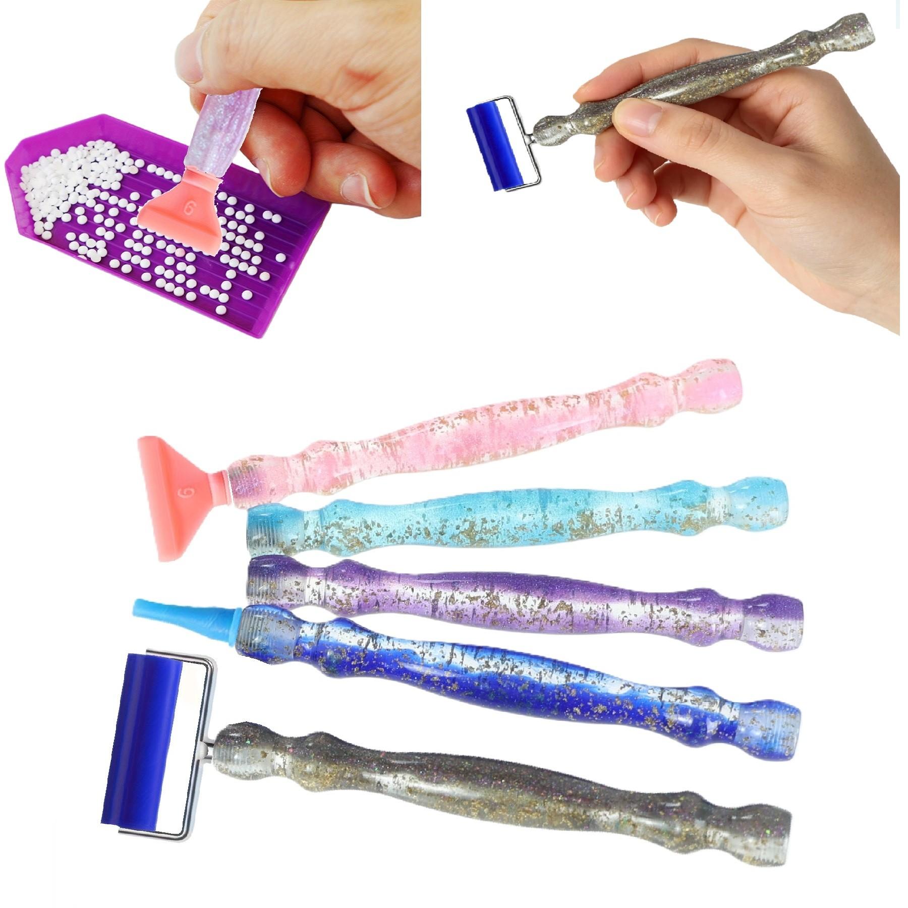 高品質の小粒グリッターDIYダイヤモンドペインティングペンツ - Embroidery Kit Starter のレビューと価格