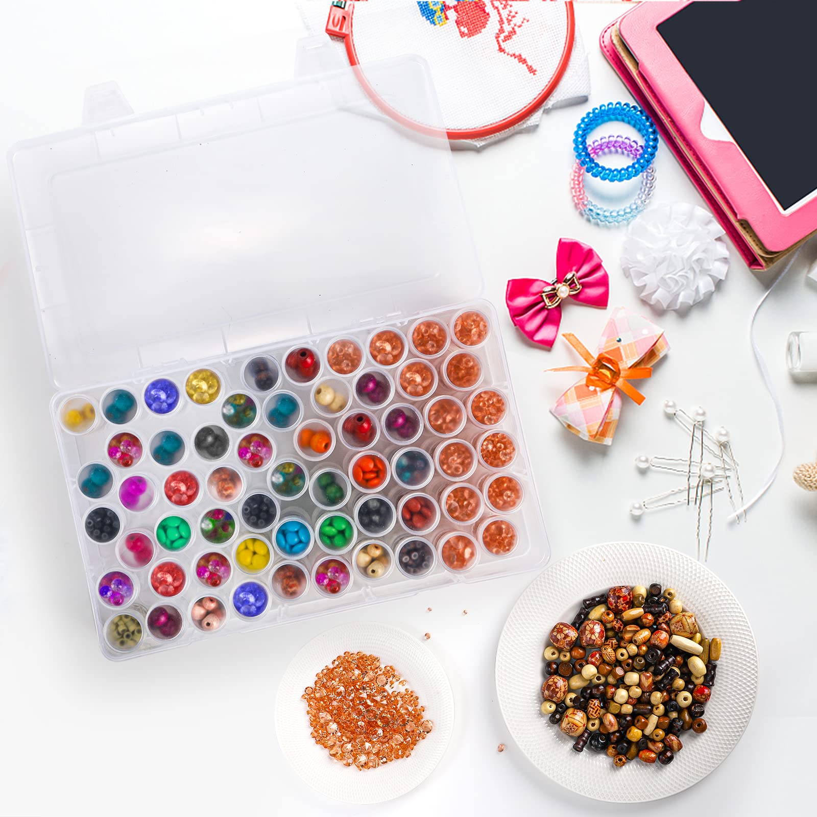 1pc 24/30//38/60 スロットプラスチック収納ボ - Embroidery Kit Starter のレビューと価格