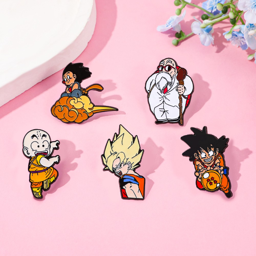 5個入り クラシック人気アニメブローチ ​ 孫悟飯クリエイテ - Embroidery Garment のレビューと価格