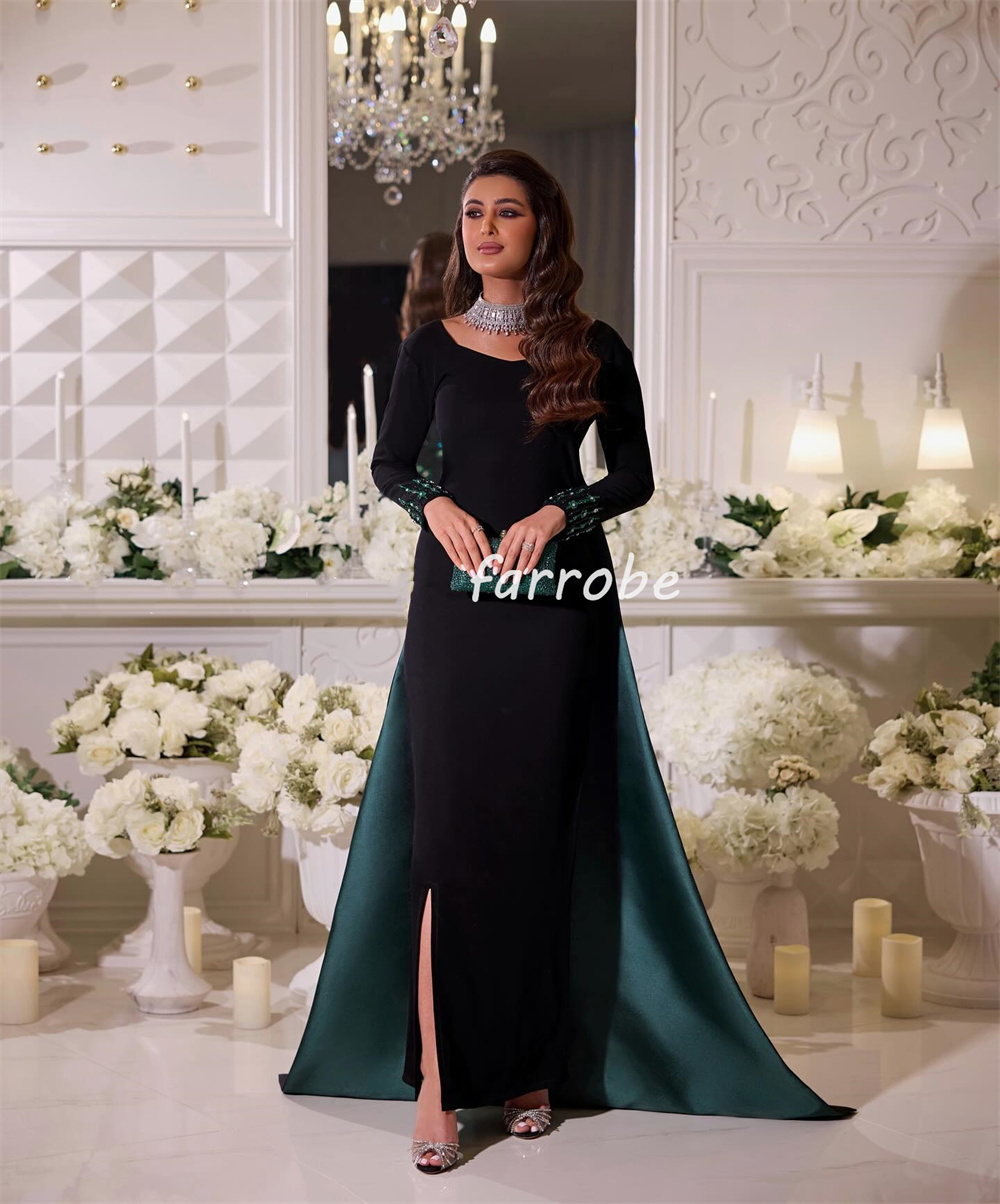 カスタマイズされた絶妙なマッチングジャージープリーツ、ビーズ - Embroidery Abaya のレビューと価格