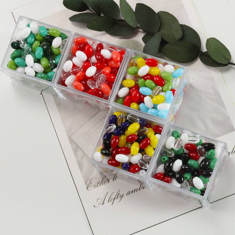 4x6mm オーバル型磁器製スムースライスグレインビーズ、ジ - Embroidery Glass Beads のレビューと価格
