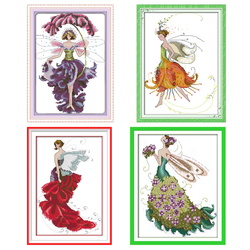 Joy-friday-クロスステッチキット、コットン、プリン - Embroidery X Pattern のレビューと価格