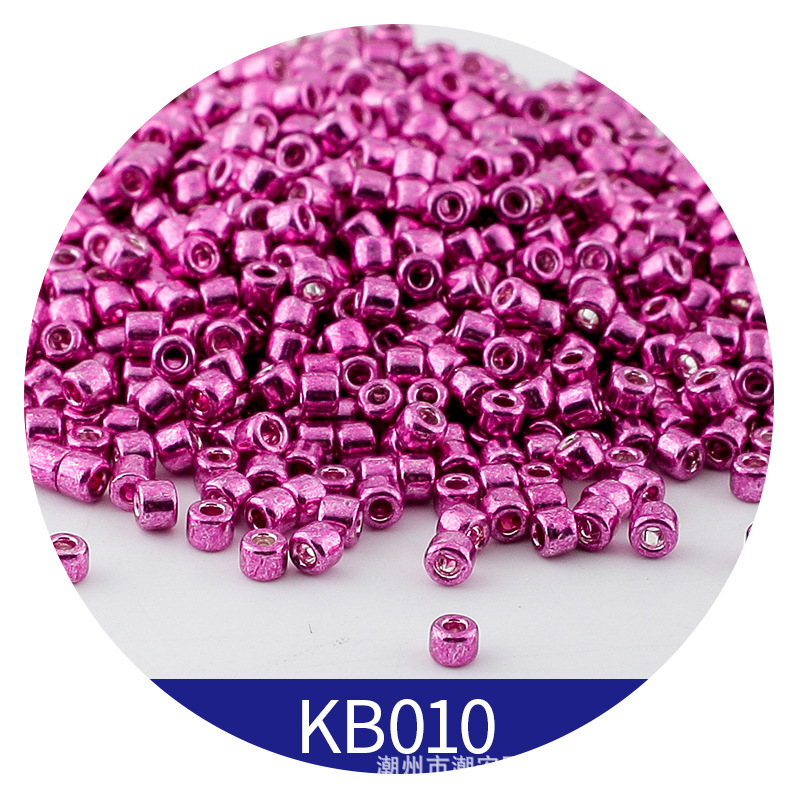日本のメタリックカラーガラスクリスタル,365,ルーズスペー - Embroidery Glass Beads のレビューと価格