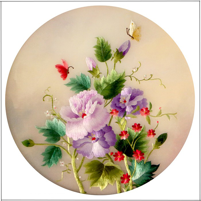 ニュー州-DIY用の花で刺繍された初心者キット,3次元リボン - Embroidery X Pattern のレビューと価格