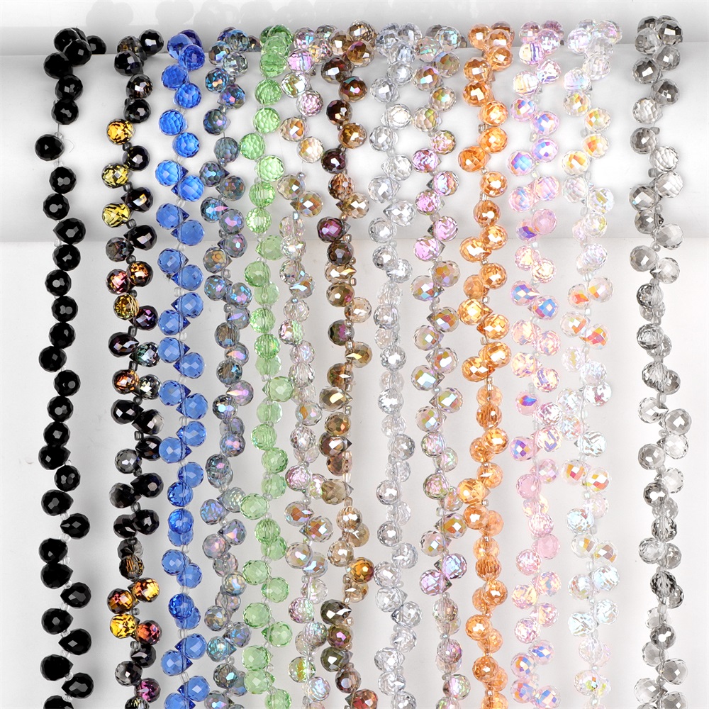 ファセットクリスタルチャーム8x 10mm,チャーム付きペン - Embroidery Glass Beads のレビューと価格