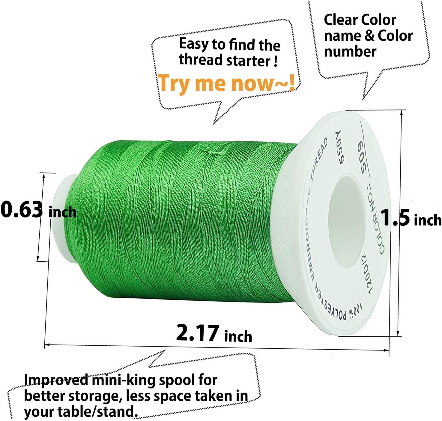 Simthread 32 マデイラ色ポリエステル刺繍機糸キッ - Embroidery Kit のレビューと価格