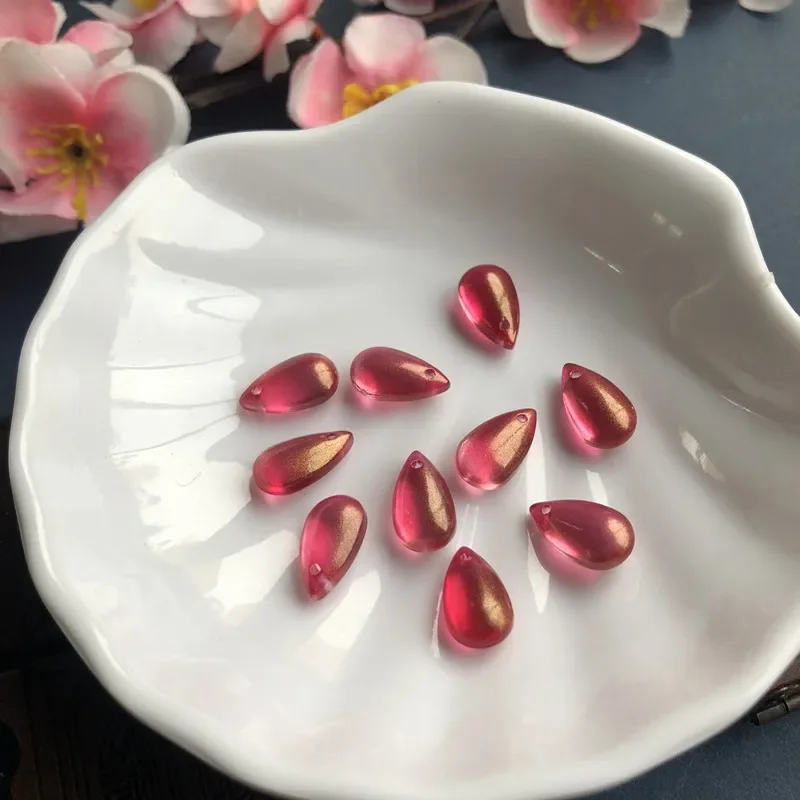 20pc 8 × 14 ミリメートルミックスカラーウォーター - Embroidery Glass Beads のレビューと価格