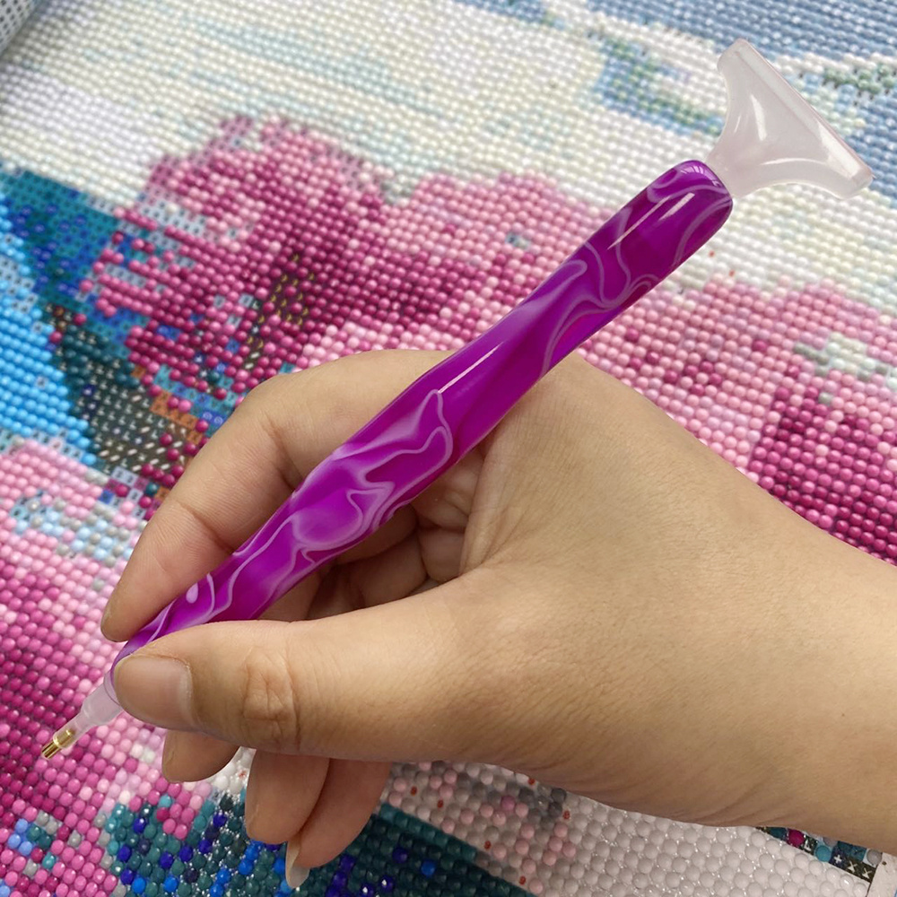 カラーレジンダイヤモンドペイントペン（交換用チップ5個付き） - Embroidery Kit Starter のレビューと価格